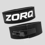 Zorq black lever buckle powerlifting belt, IPF approved