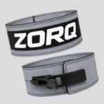 Zorq black lever buckle powerlifting belt, IPF approved
